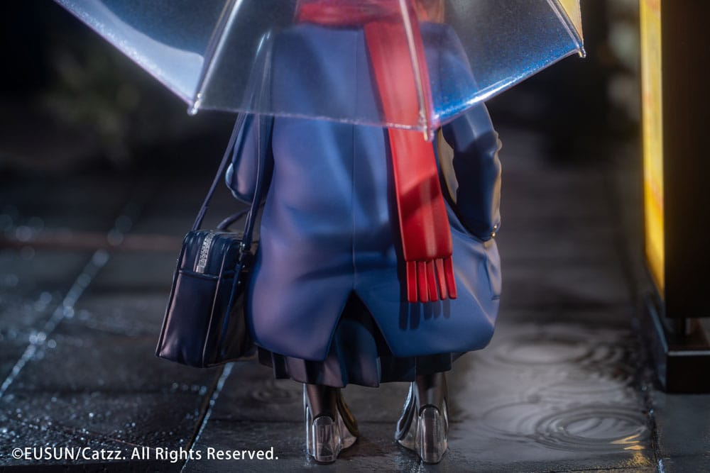 SU ORDINAZIONE Original Character Statue 1/7 Rainy Day - Meeting Illustrated by Catzz 16 cm     