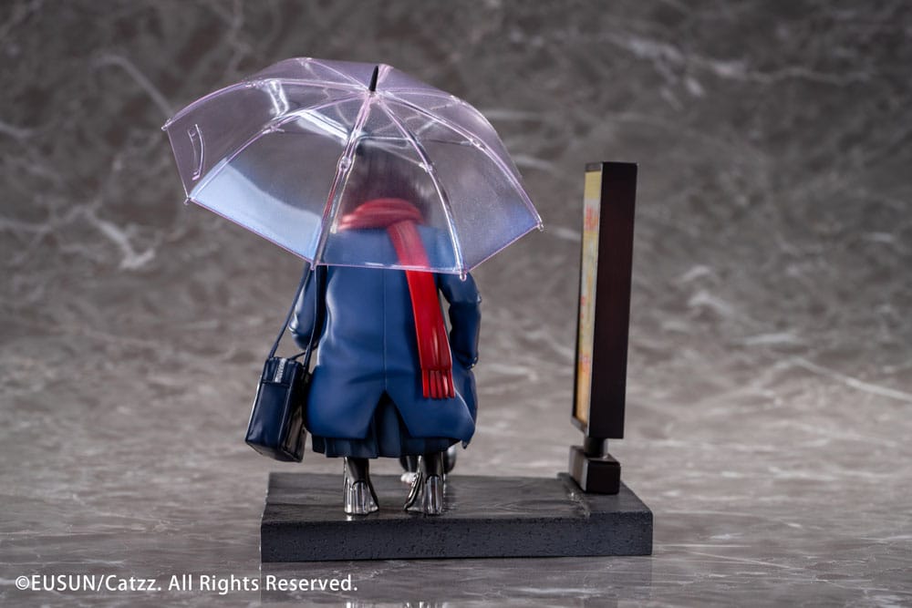 SU ORDINAZIONE Original Character Statue 1/7 Rainy Day - Meeting Illustrated by Catzz 16 cm     