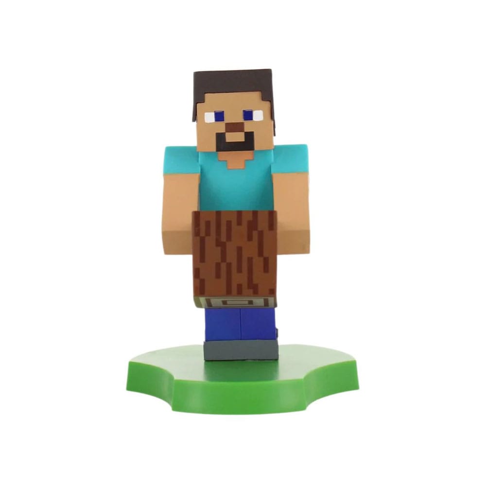 AUF BESTELLUNG Minecraft Steve Guys Holdems Cable Guys Mini-Gerätehalter und Telefonständer 11cm