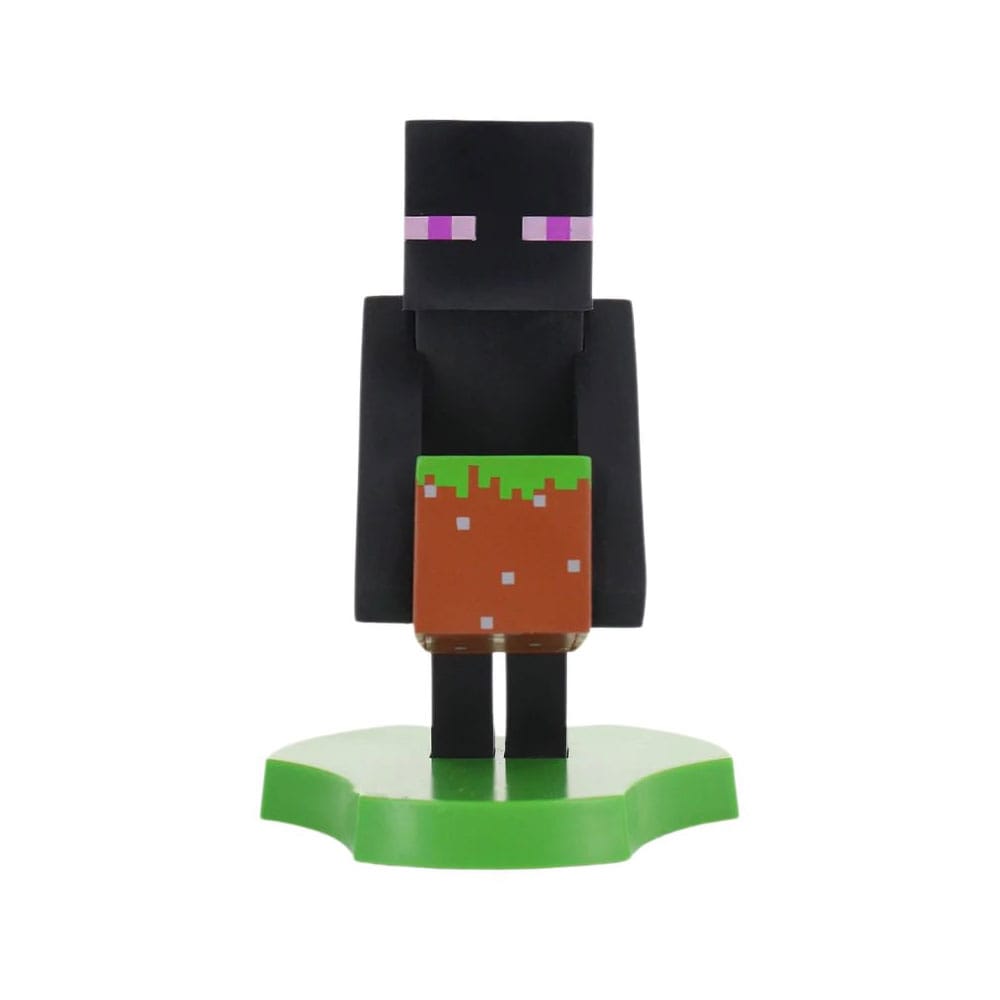 AUF BESTELLUNG Minecraft Enderman Holdems Cable Guys Mini-Gerätehalter und Telefonständer 12cm