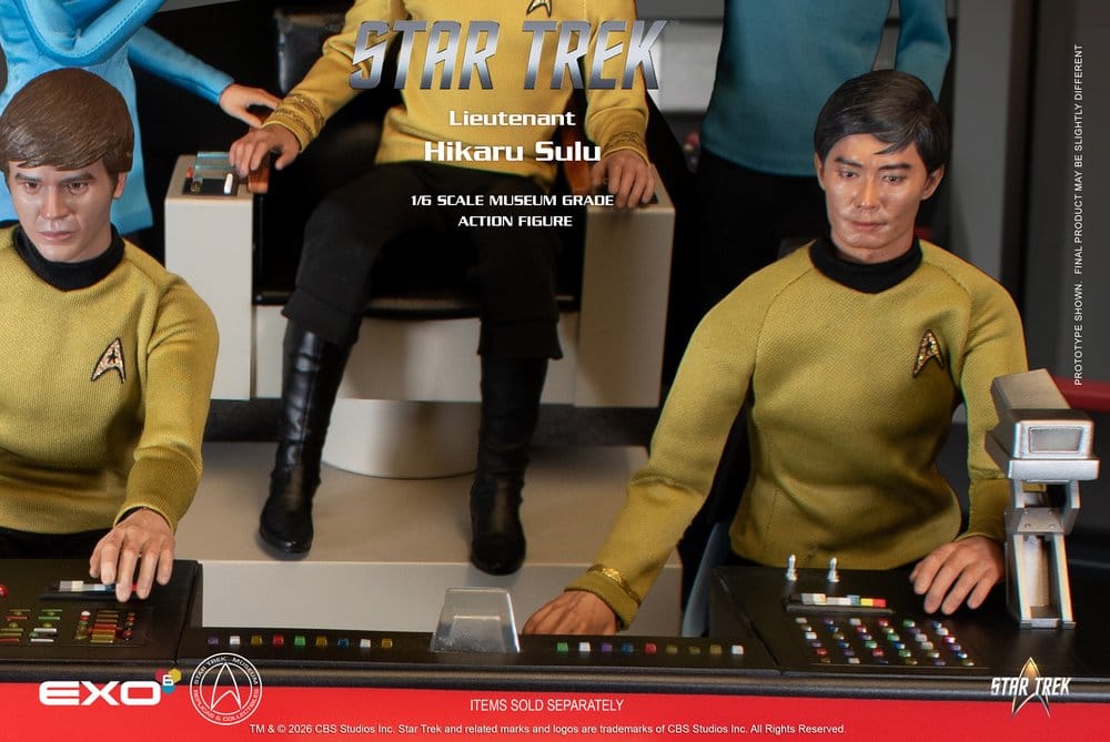 🧪 LAB | PREORDINE+ 06/2027 Star Trek: The Original Series Action Figure 1/6 Lt. Sulu 30 cm