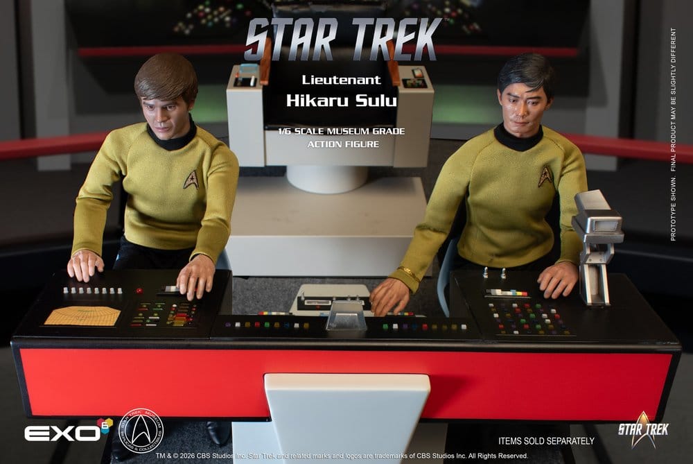 🧪 LAB | PREORDINE+ 06/2027 Star Trek: The Original Series Action Figure 1/6 Lt. Sulu 30 cm
