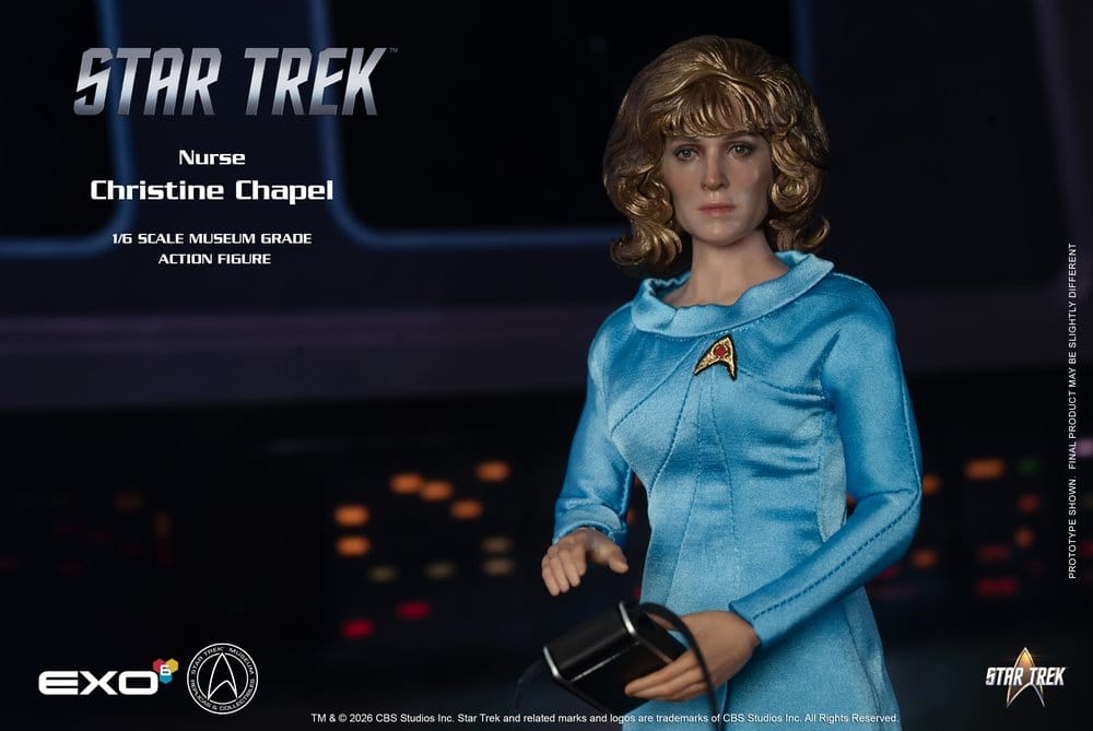 🧪 LAB | PREORDINE+ 06/2027 Star Trek: The Original Series Museum Grade Action Figure 1/6 Nurse Christine Chapel 28 cm