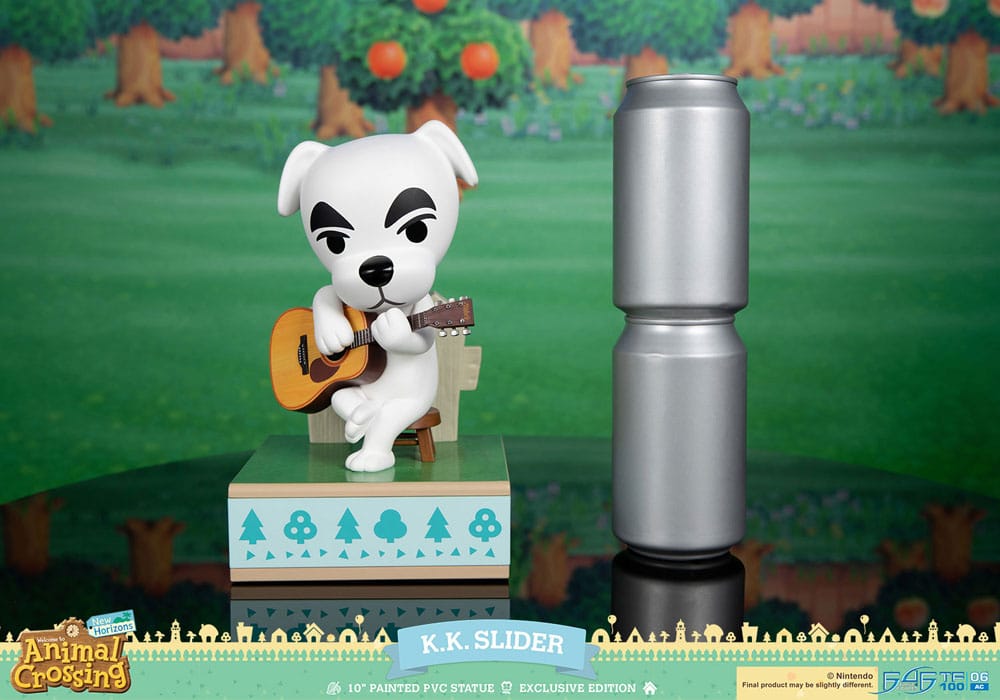 PREORDINE 09/2025 Animal Crossing: New Horizons Statue K.K. Slider 22 cm (PREORDINE NON CANCELLABILE)
