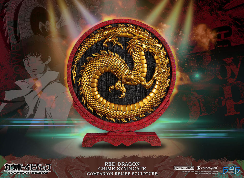 PREORDINE ESAURITO Cowboy Bebop Sculpture Red Dragon Crime Syndicate Companion Relief 35 cm
