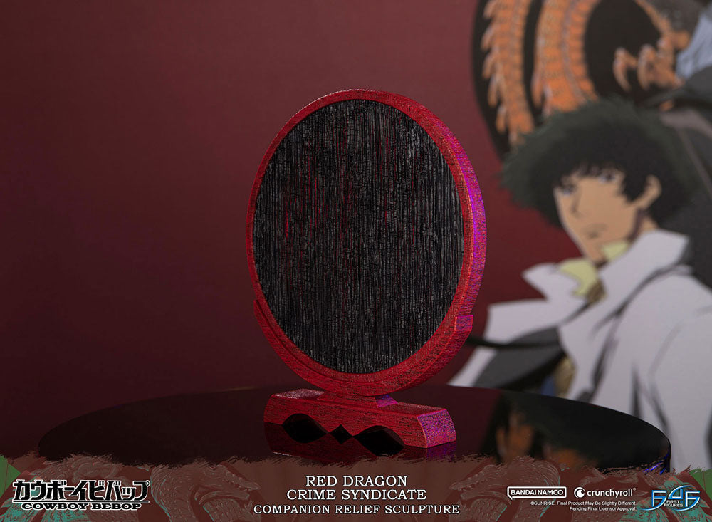 PREORDINE ESAURITO Cowboy Bebop Sculpture Red Dragon Crime Syndicate Companion Relief 35 cm