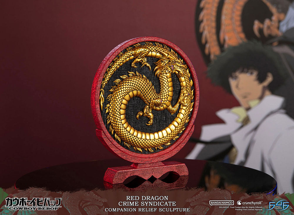 PREORDINE ESAURITO Cowboy Bebop Sculpture Red Dragon Crime Syndicate Companion Relief 35 cm