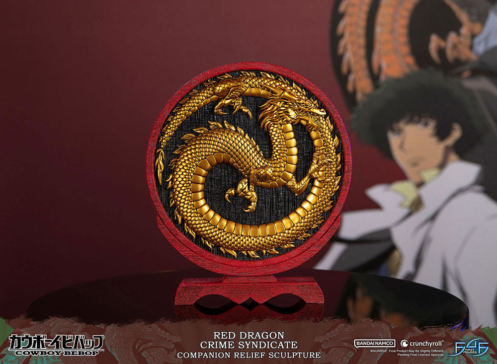 PREORDINE ESAURITO Cowboy Bebop Sculpture Red Dragon Crime Syndicate Companion Relief 35 cm