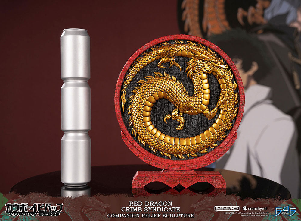 PREORDINE ESAURITO Cowboy Bebop Sculpture Red Dragon Crime Syndicate Companion Relief 35 cm