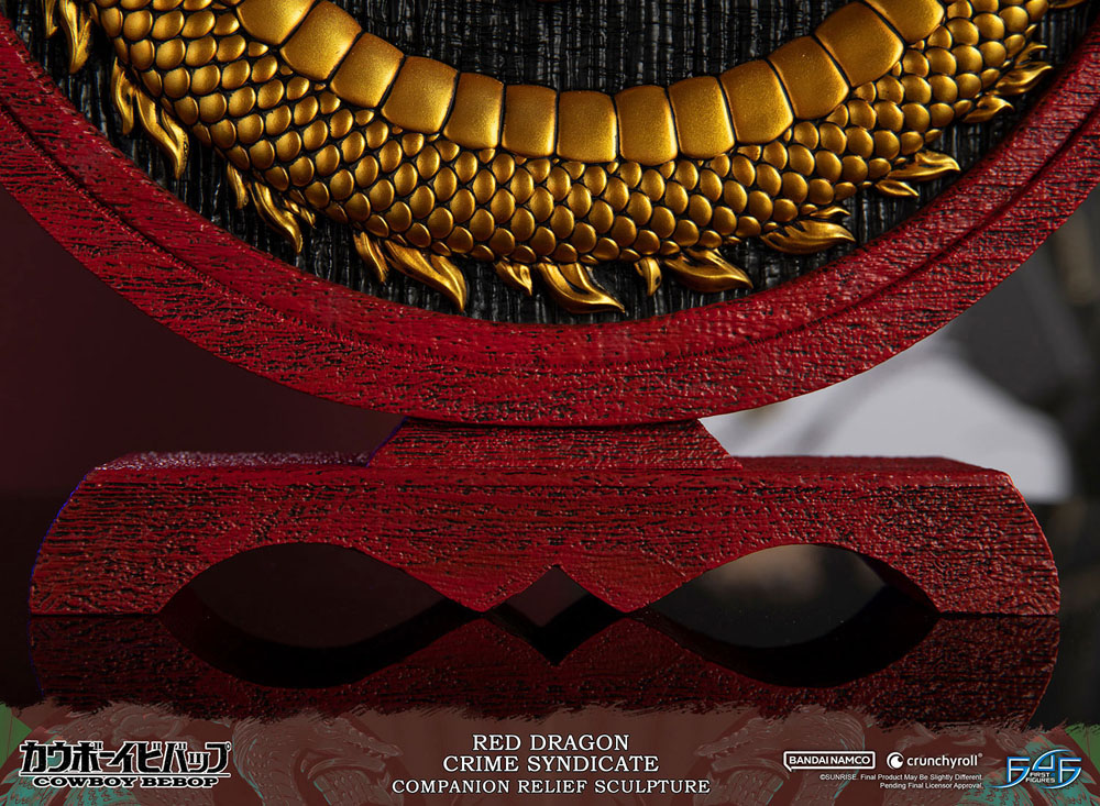 PREORDINE ESAURITO Cowboy Bebop Sculpture Red Dragon Crime Syndicate Companion Relief 35 cm