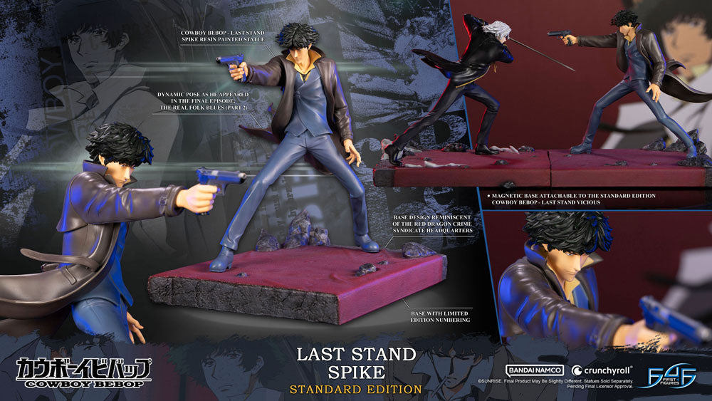 PREORDINE ESAURITO Cowboy Bebop Statue Last Stand Spike 28 cm