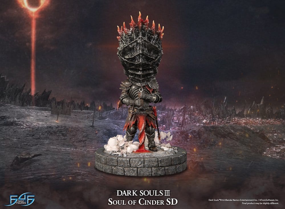 PREORDINE+ 12/2027 Dark Souls III Resin Statue Soul of Cinder SD 22 cm