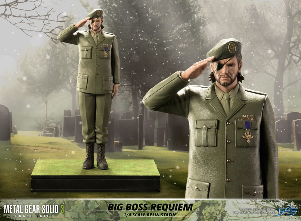 PREORDINE CHIUSO 12/2025 Metal Gear Solid 3: Snake Eater Statue 1/4 Big Boss Requiem 55 cm (PREORDINE NON CANCELLABILE)