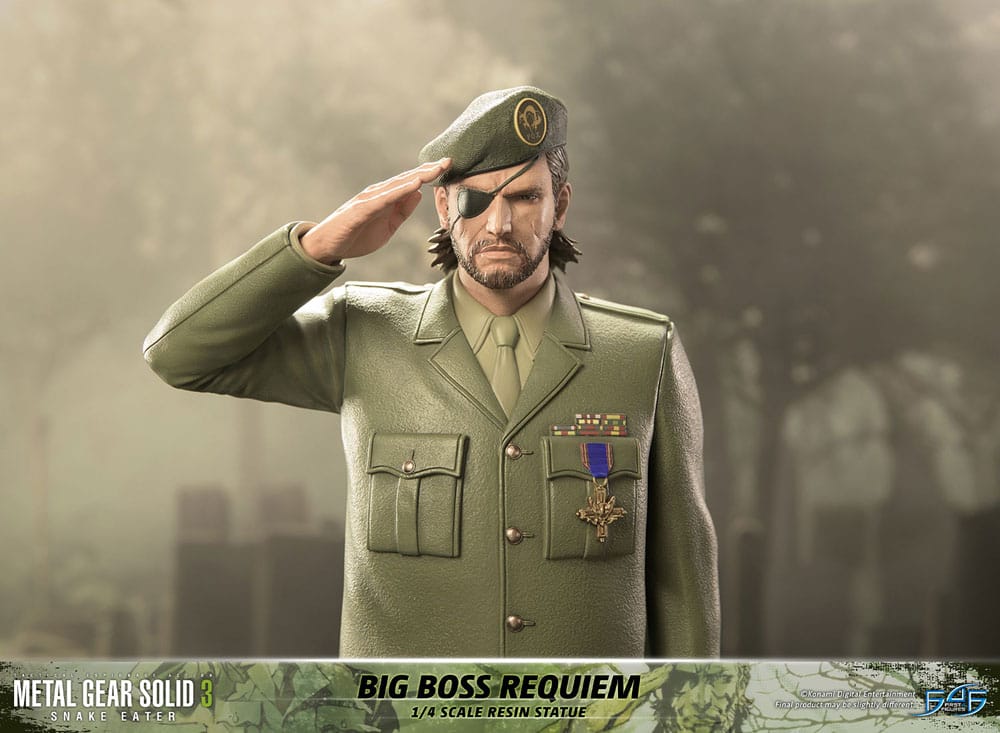 PREORDINE CHIUSO 12/2025 Metal Gear Solid 3: Snake Eater Statue 1/4 Big Boss Requiem 55 cm (PREORDINE NON CANCELLABILE)