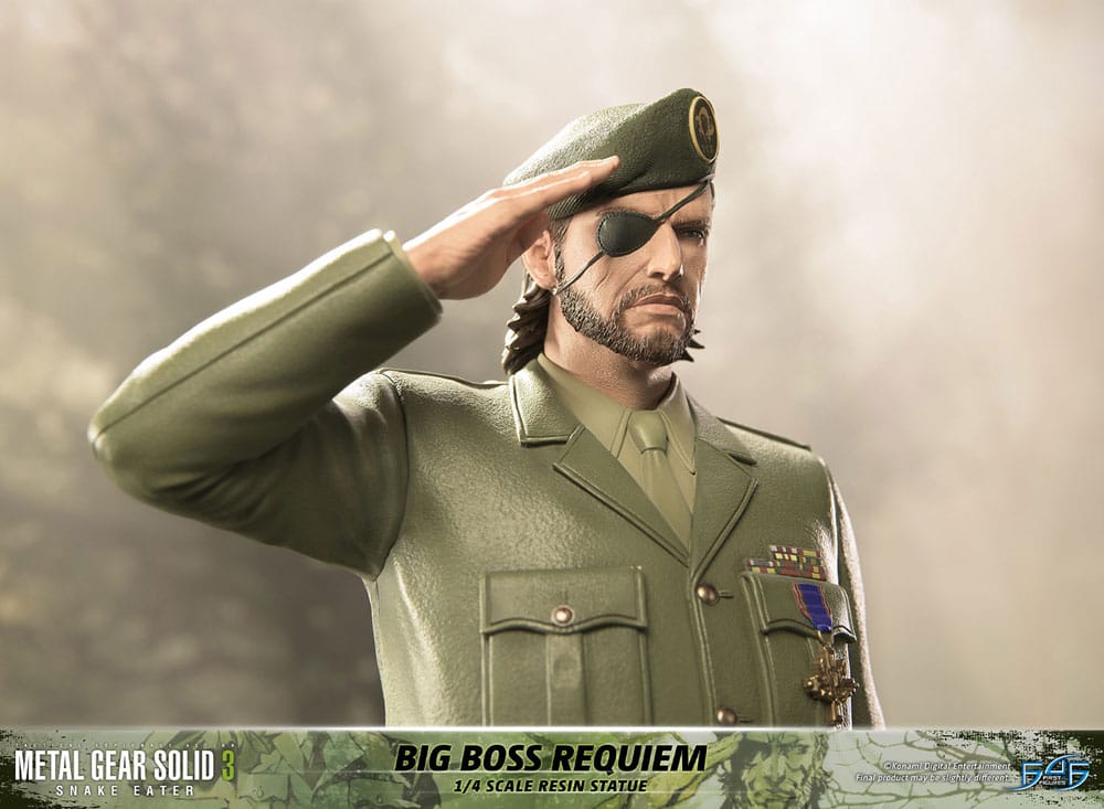 PREORDINE CHIUSO 12/2025 Metal Gear Solid 3: Snake Eater Statue 1/4 Big Boss Requiem 55 cm (PREORDINE NON CANCELLABILE)