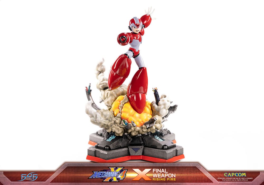PREORDINE ESAURITO  Mega Man X4 Statue X Finale Weapon Rising Fire 45 cm