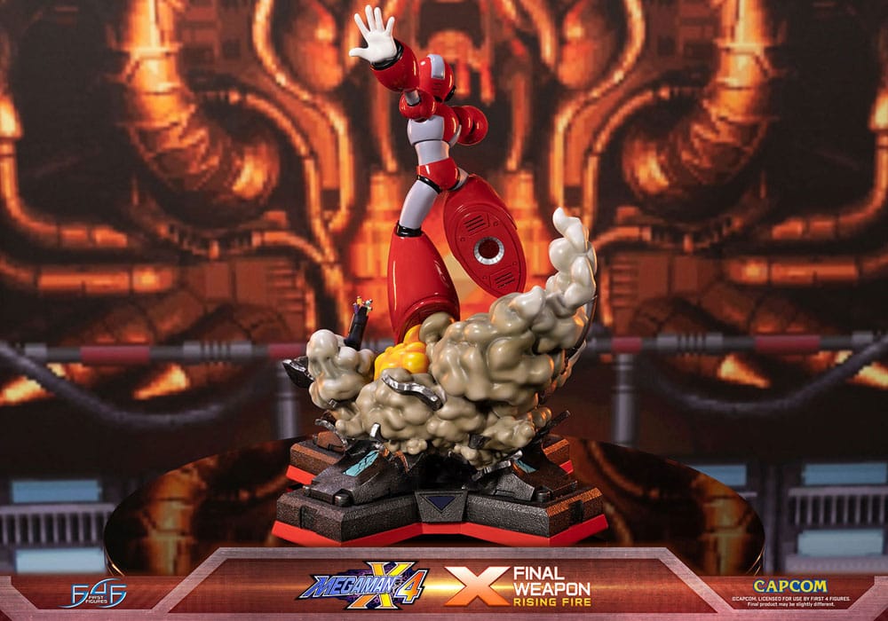 PREORDINE ESAURITO  Mega Man X4 Statue X Finale Weapon Rising Fire 45 cm