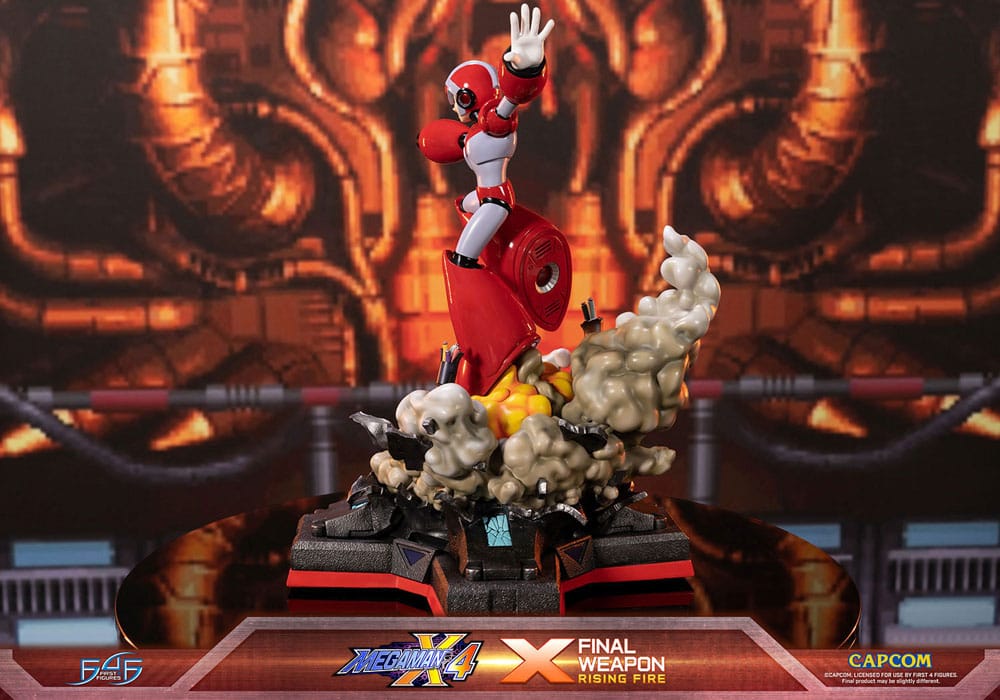 PREORDINE ESAURITO  Mega Man X4 Statue X Finale Weapon Rising Fire 45 cm