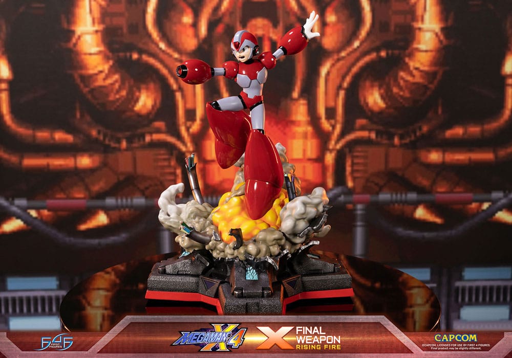 PREORDINE ESAURITO  Mega Man X4 Statue X Finale Weapon Rising Fire 45 cm