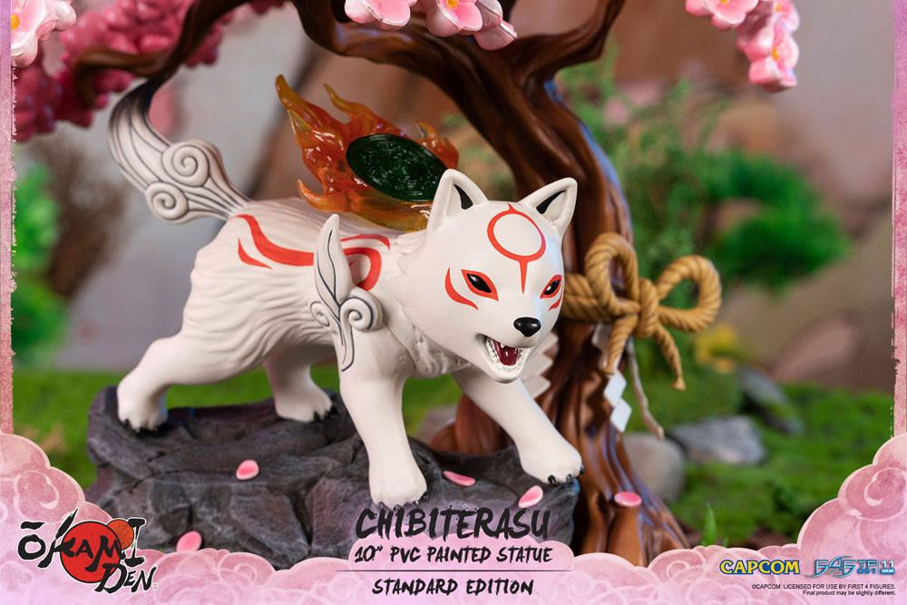 IN STOCK Okamiden PVC Statue Chibiterasu 24 cm