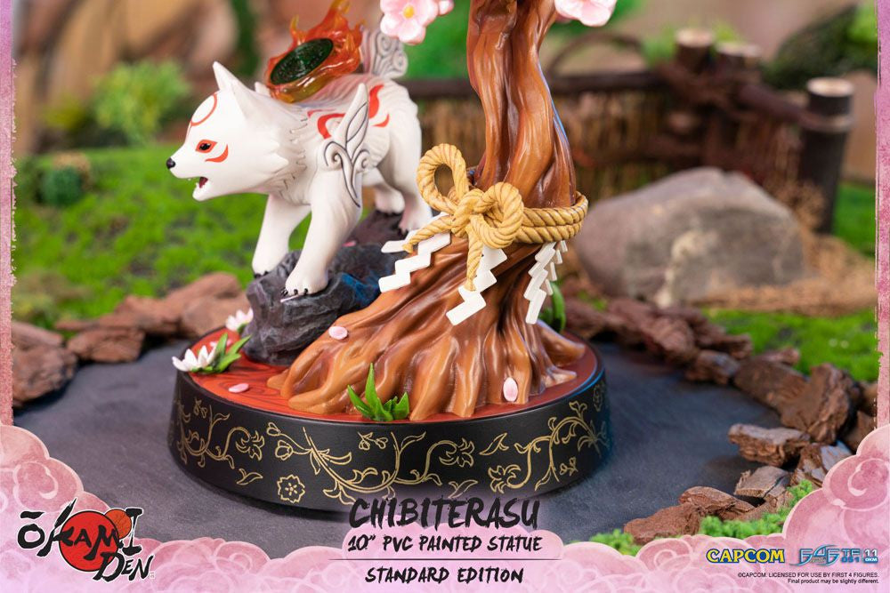 IN STOCK Okamiden PVC Statue Chibiterasu 24 cm