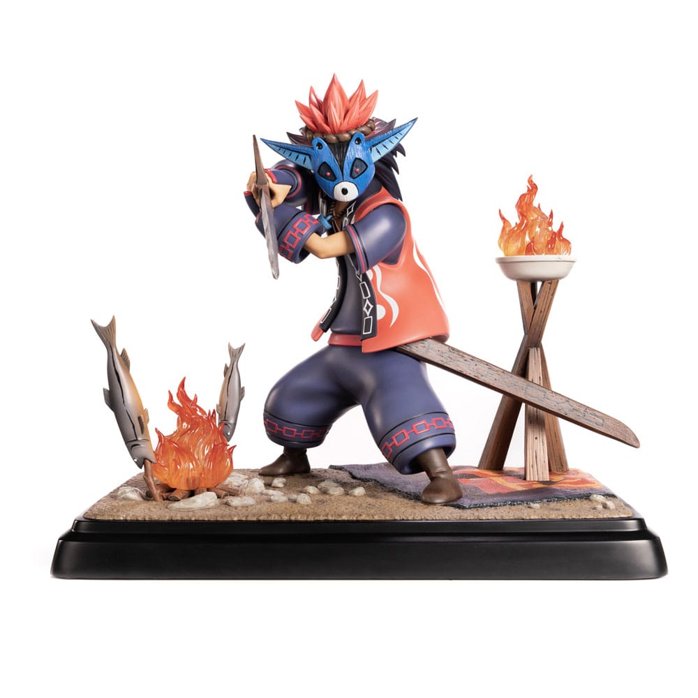 AUF BESTELLUNG HERGESTELLTE Okami-Statue Oki (menschliche Form) 38 cm *SONDERPREIS*