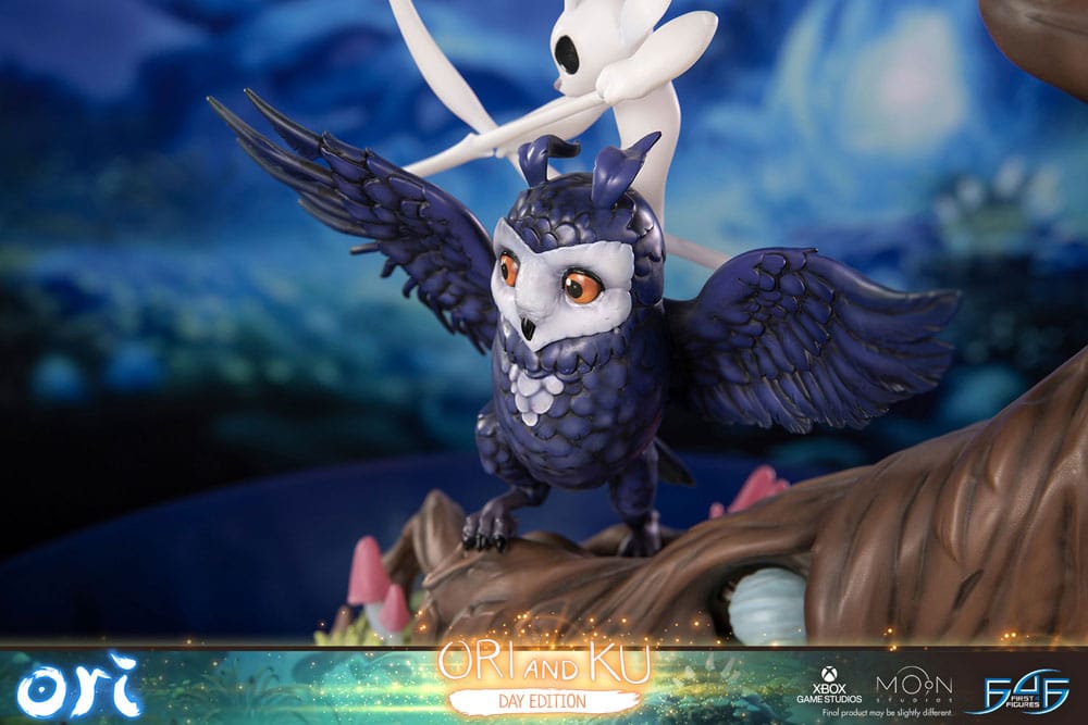 PREORDINE 06/2026 Ori and the Will of the Wisps Statue Ori and Ku Day Ver. 38 cm  (PREORDINE NON CANCELLABILE)
