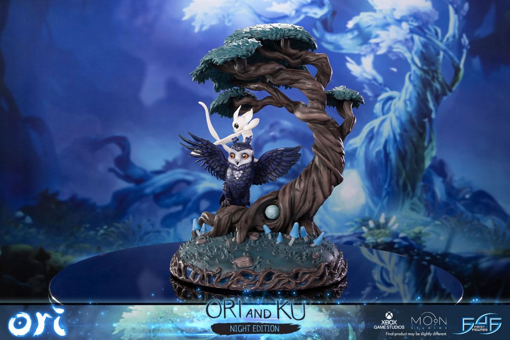 PREORDINE 06/2026 Ori and the Will of the Wisps Statue Ori and Ku Night Ver. 38 cm  (PREORDINE NON CANCELLABILE)