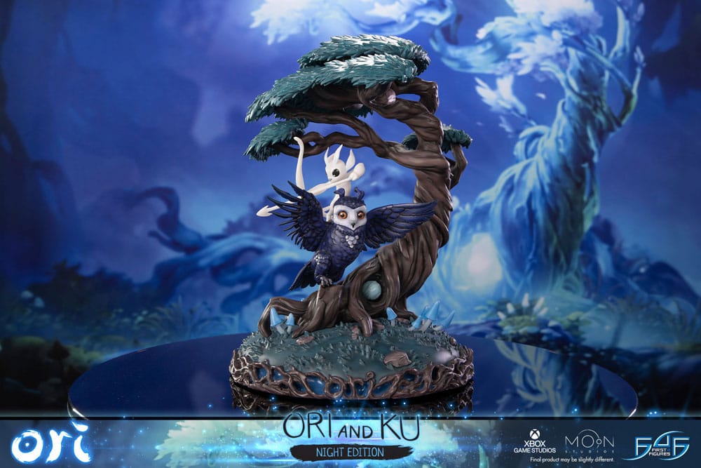 PREORDINE 06/2026 Ori and the Will of the Wisps Statue Ori and Ku Night Ver. 38 cm  (PREORDINE NON CANCELLABILE)