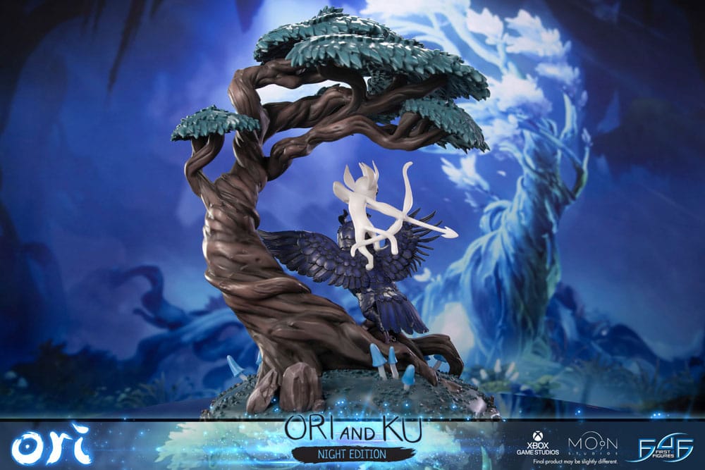 PREORDINE 06/2026 Ori and the Will of the Wisps Statue Ori and Ku Night Ver. 38 cm  (PREORDINE NON CANCELLABILE)