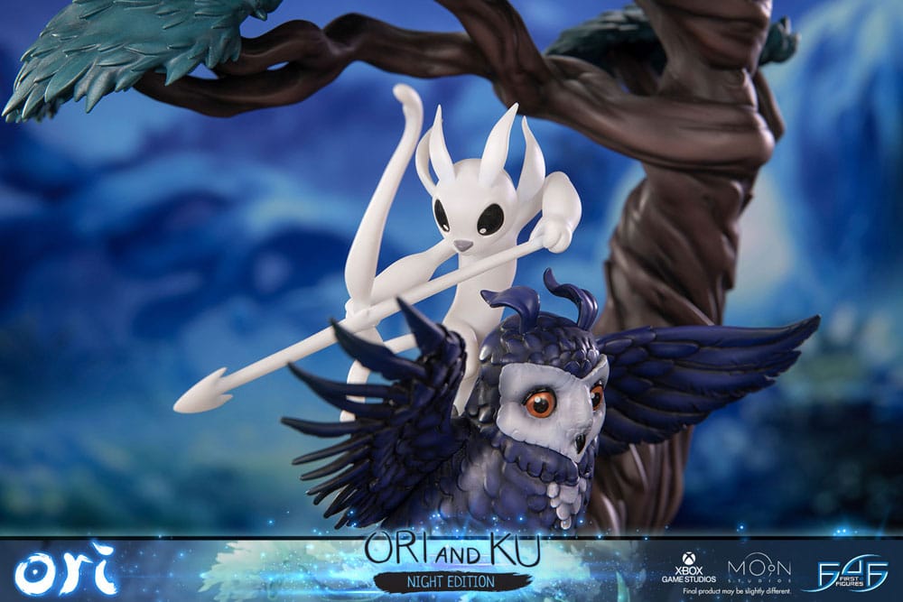 PREORDINE 06/2026 Ori and the Will of the Wisps Statue Ori and Ku Night Ver. 38 cm  (PREORDINE NON CANCELLABILE)