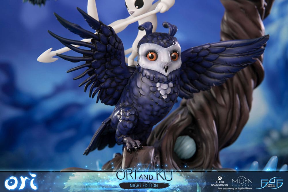 PREORDINE 06/2026 Ori and the Will of the Wisps Statue Ori and Ku Night Ver. 38 cm  (PREORDINE NON CANCELLABILE)