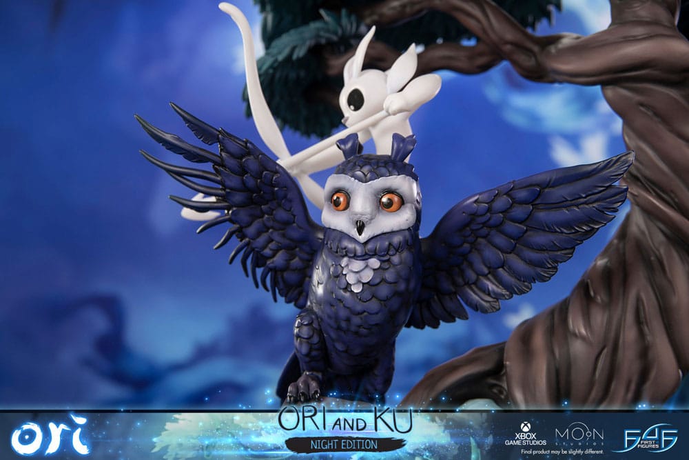PREORDINE 06/2026 Ori and the Will of the Wisps Statue Ori and Ku Night Ver. 38 cm  (PREORDINE NON CANCELLABILE)