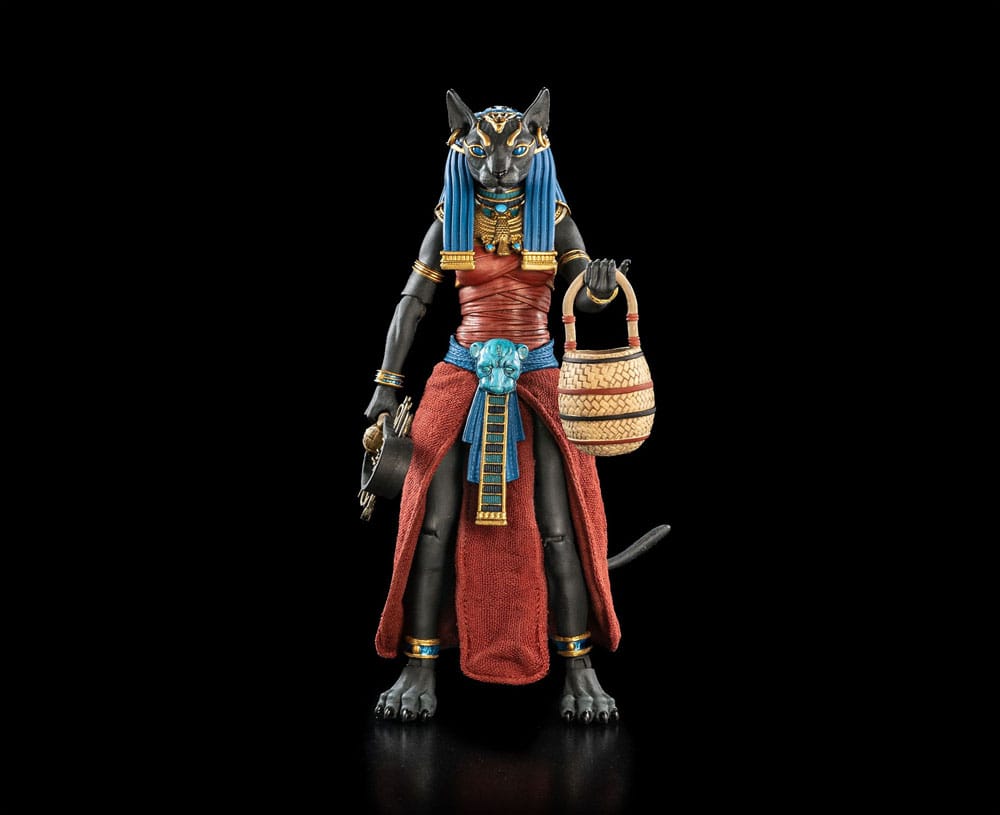 🧪 LAB | SU ORDINAZIONE Figura Obscura Actionfigur Bastet Black & Red