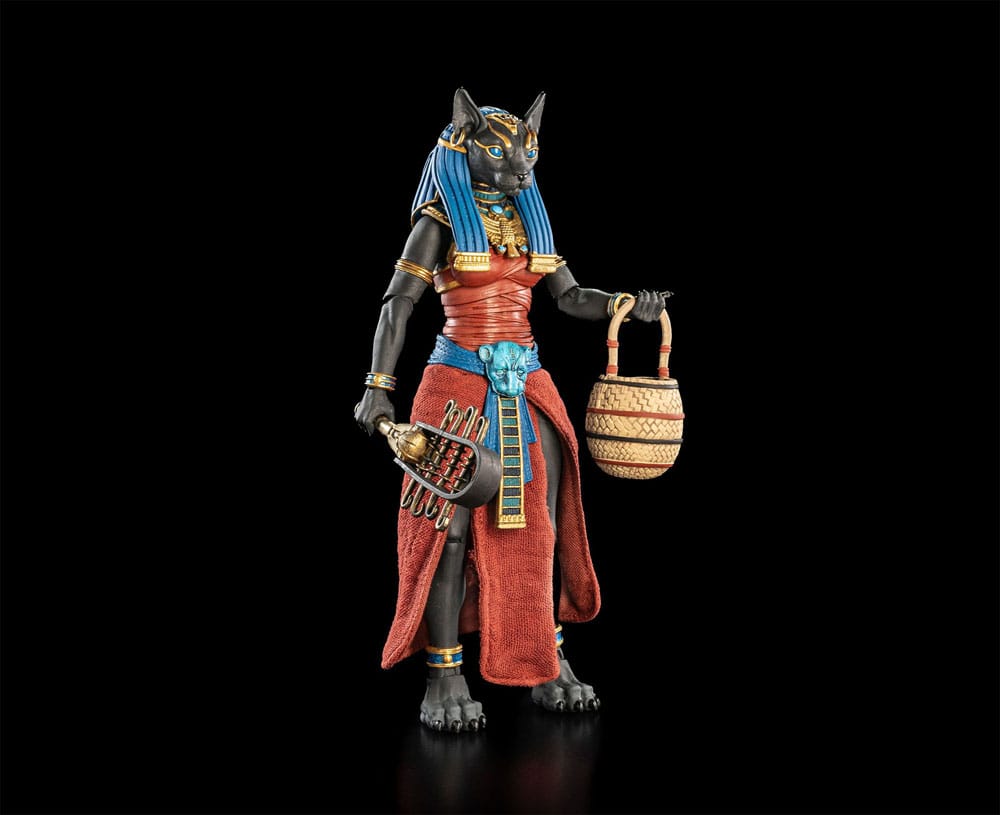 🧪 LAB | SU ORDINAZIONE Figura Obscura Actionfigur Bastet Black & Red