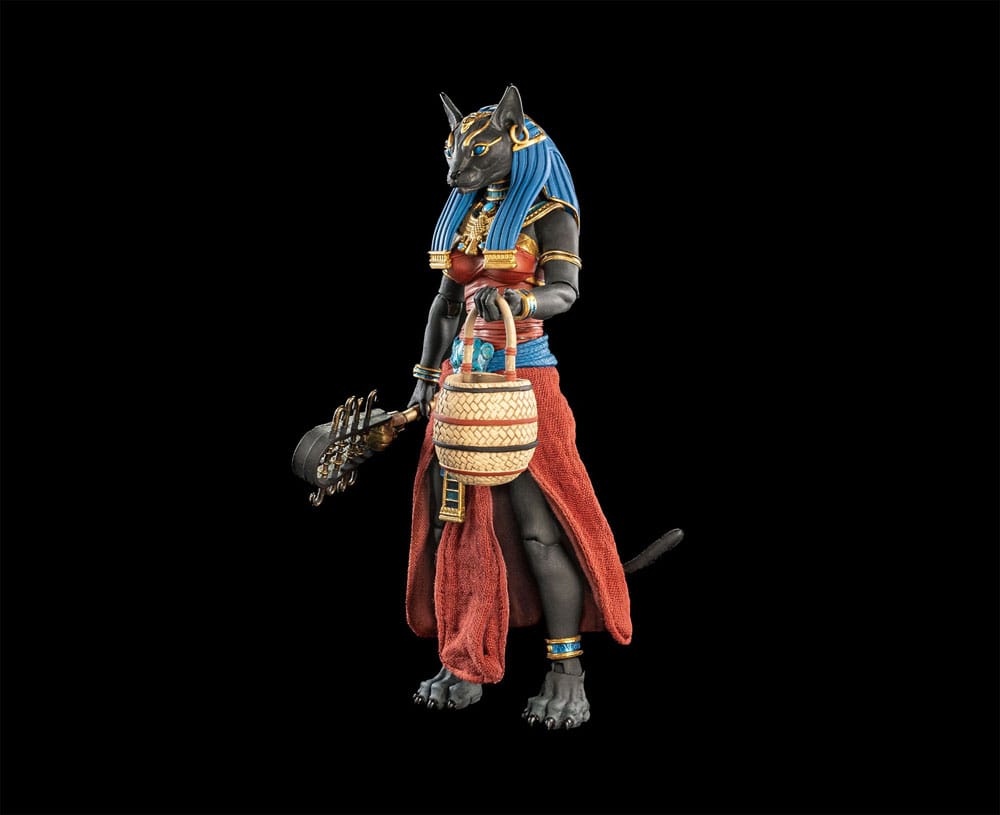 🧪 LAB | SU ORDINAZIONE Figura Obscura Actionfigur Bastet Black & Red
