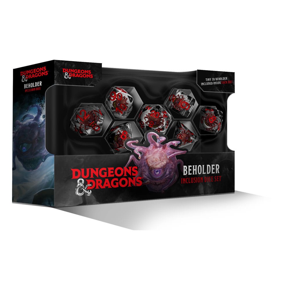 SU ORDINAZIONE Dungeons & Dragons Dice Set Resin Beholder Set