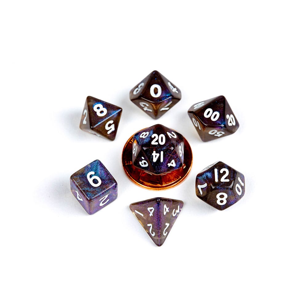 SU ORDINAZIONE FanRoll Mini Dice Set Stardust Galaxy (7)