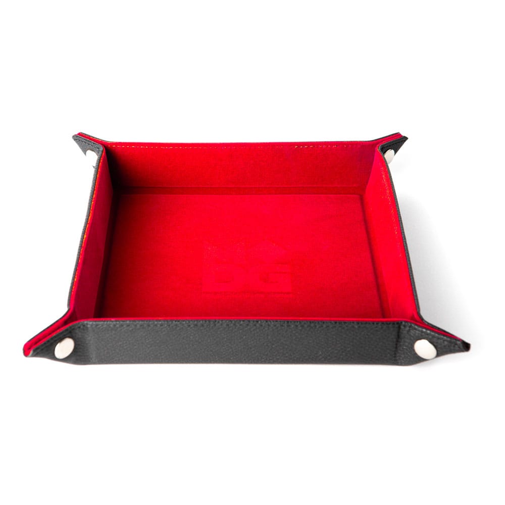 SU ORDINAZIONE FanRoll Folding Dice Tray Velvet Red