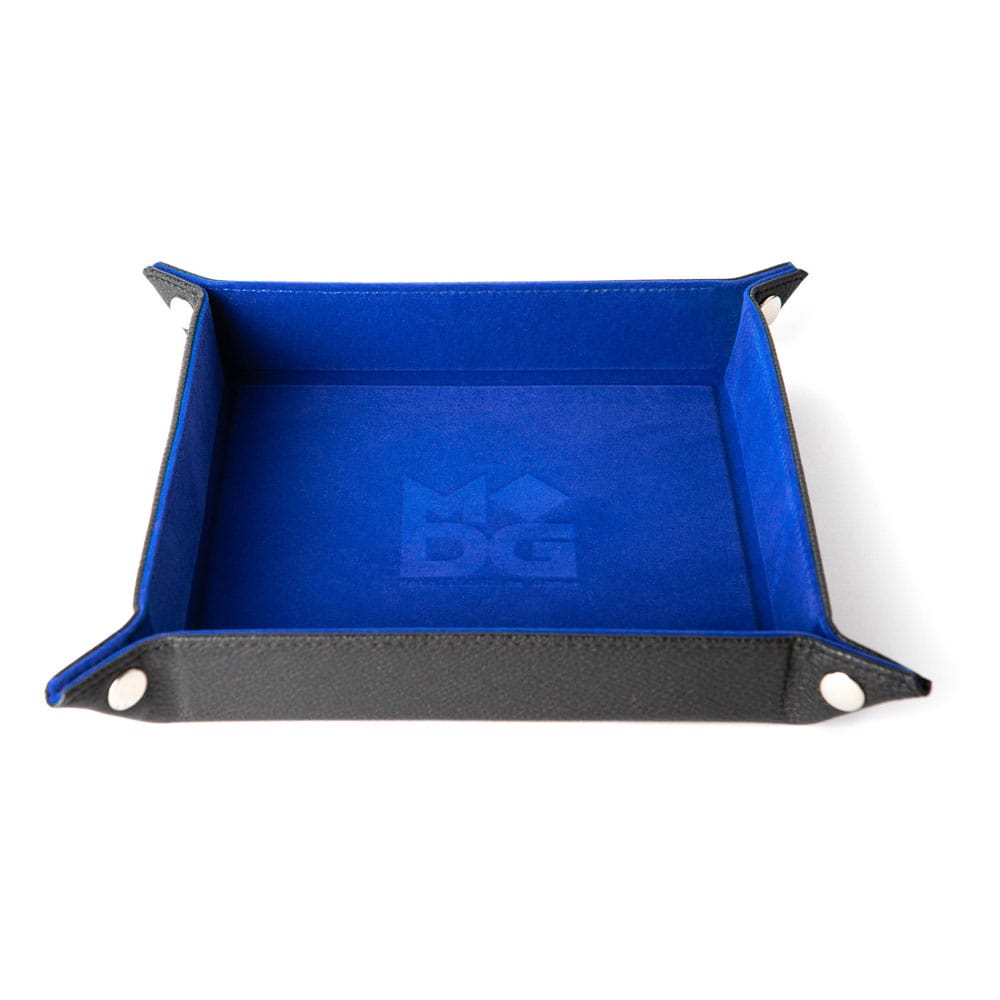 SU ORDINAZIONE FanRoll Folding Dice Tray Velvet Blue