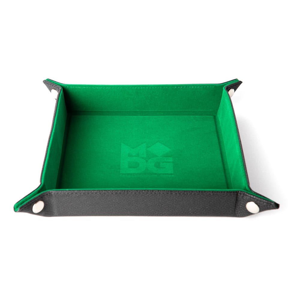 SU ORDINAZIONE FanRoll Folding Dice Tray Velvet Green