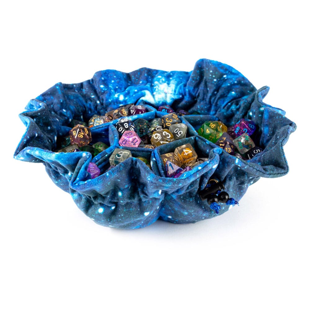 SU ORDINAZIONE FanRoll Dice bag with compartments Velvet Galaxy
