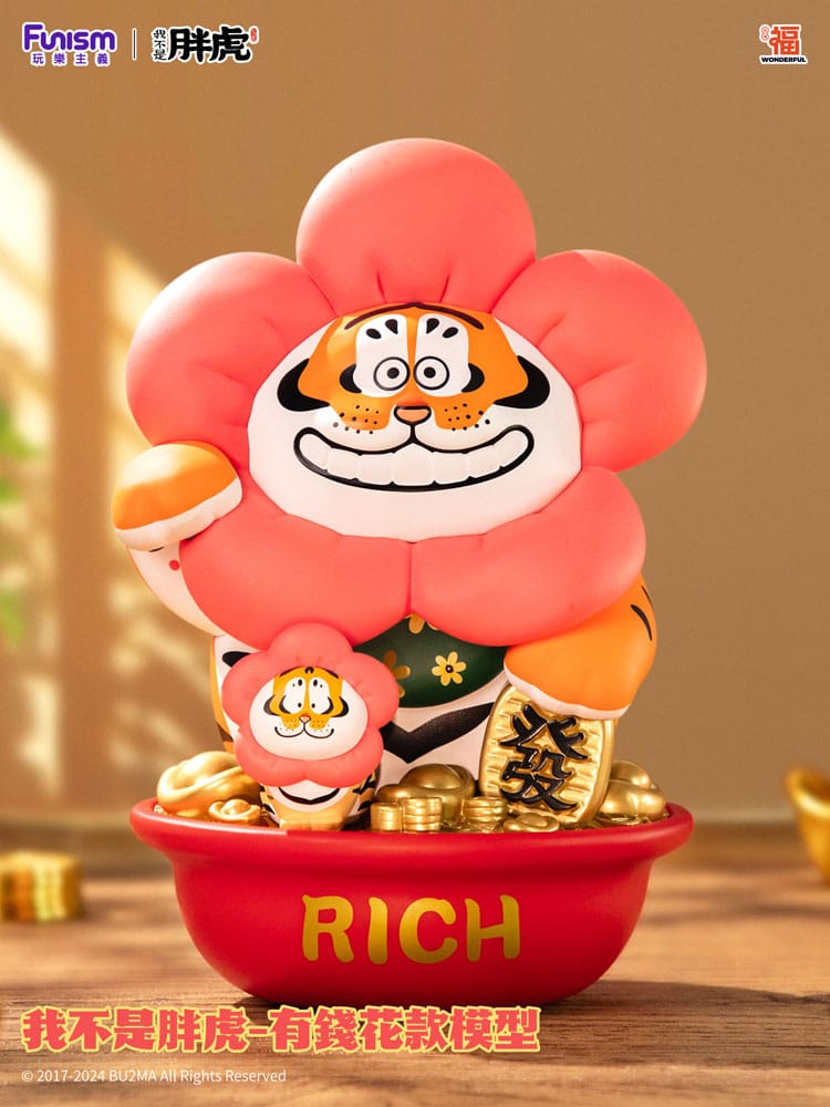 🧪 LAB | SU ORDINAZIONE I Am Not Fat Tiger Statue 1/7 Alexander the Tiger Rich Flower 20 cm   
