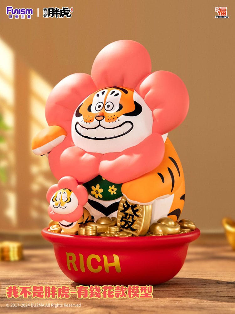 🧪 LAB | SU ORDINAZIONE I Am Not Fat Tiger Statue 1/7 Alexander the Tiger Rich Flower 20 cm   