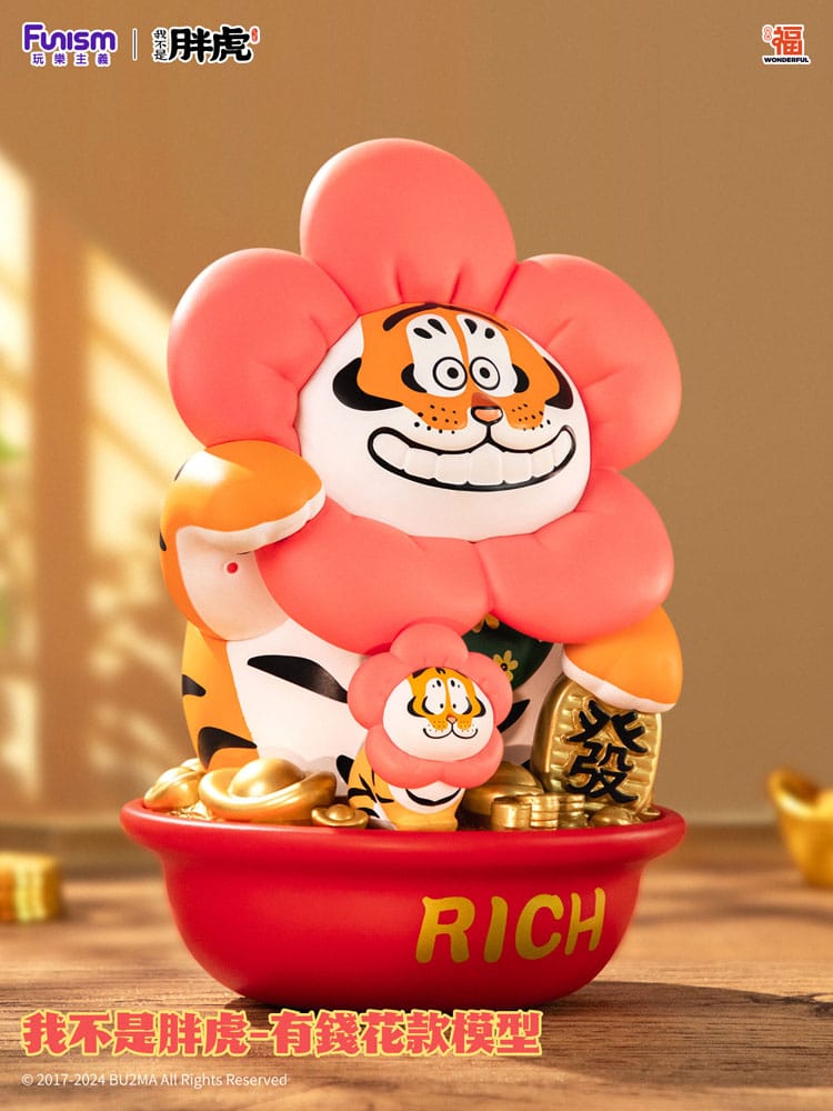 🧪 LAB | SU ORDINAZIONE I Am Not Fat Tiger Statue 1/7 Alexander the Tiger Rich Flower 20 cm   