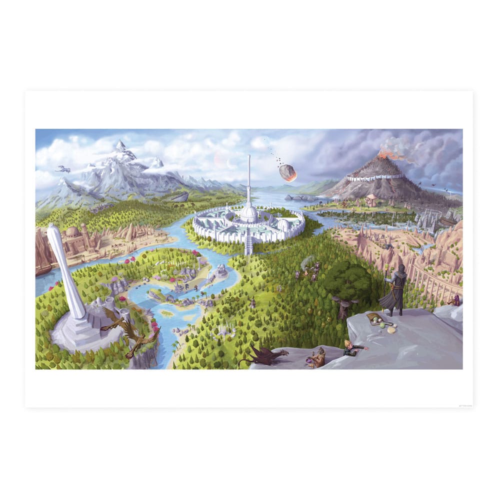 SU ORDINAZIONE The Elder Scrolls IV: Oblivion Art Print Imperial City 42 x 30 cm
