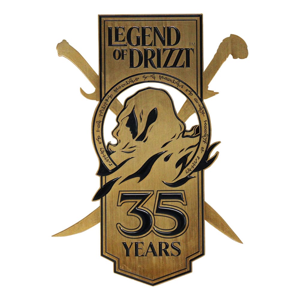 MADE TO ORDER Dungeons &amp; Dragons Metal Card 35th Anniversary Legend of Drizzt Limited Edition