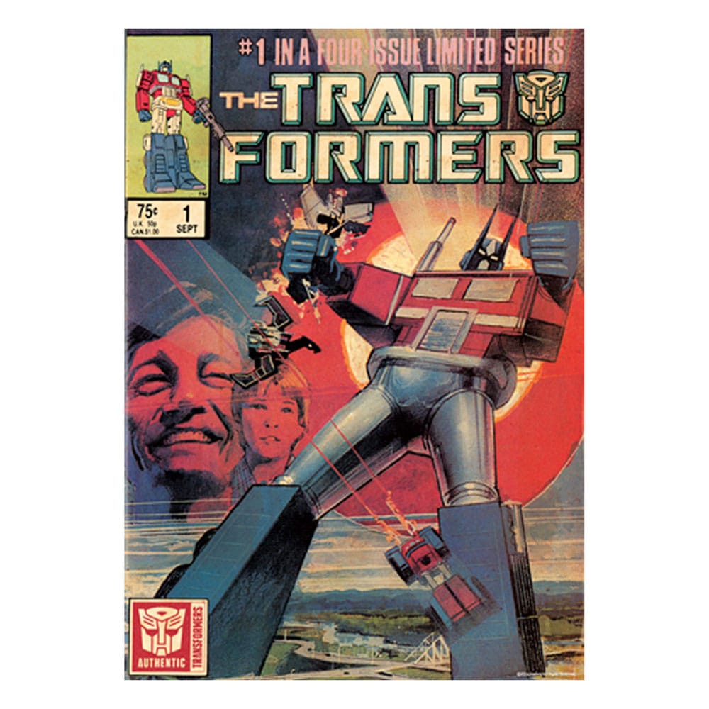 SU ORDINAZIONE Transformers Art Print 40th Anniversary Limited Edition 42 x 30 cm *PREZZO SPECIALE*