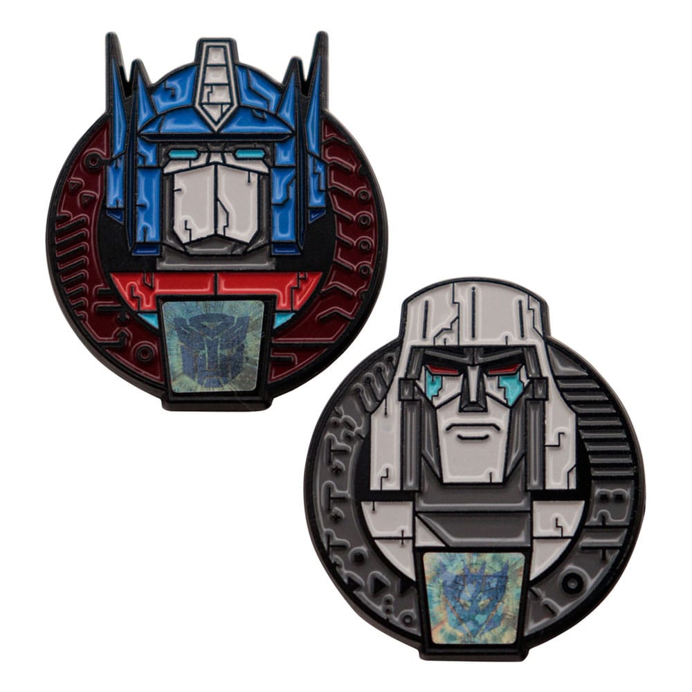 MADE TO ORDER Transformers Pin Badge 2-Pack 40th Anniversary