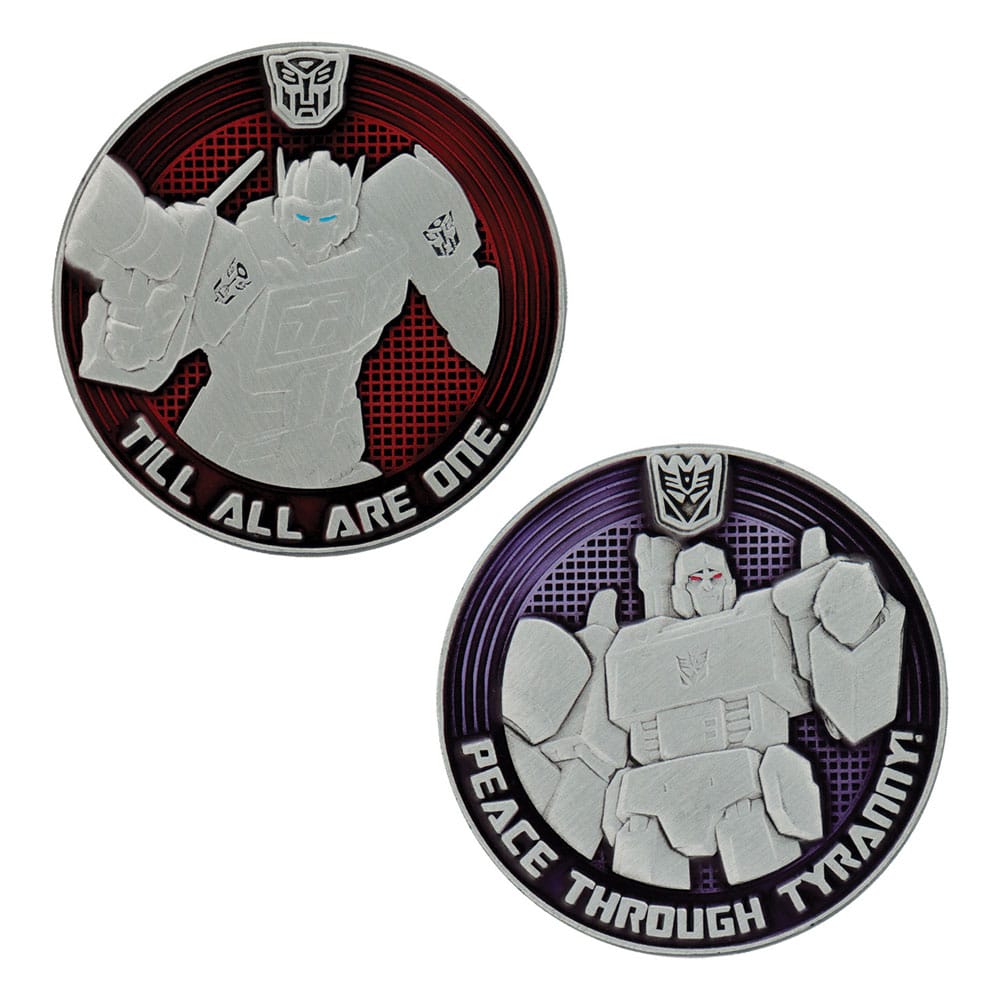 MADE TO ORDER Transformers Generation 1 Collectable Coin G1 Autobots vs Decepticons Limited Edition 4 cm